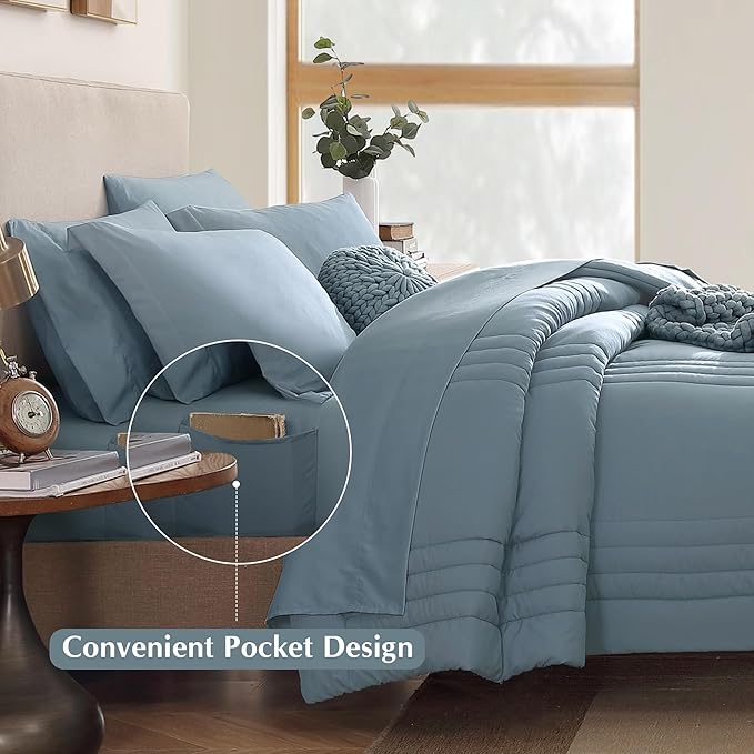 Monbix Queen Comforter Set - Image 4