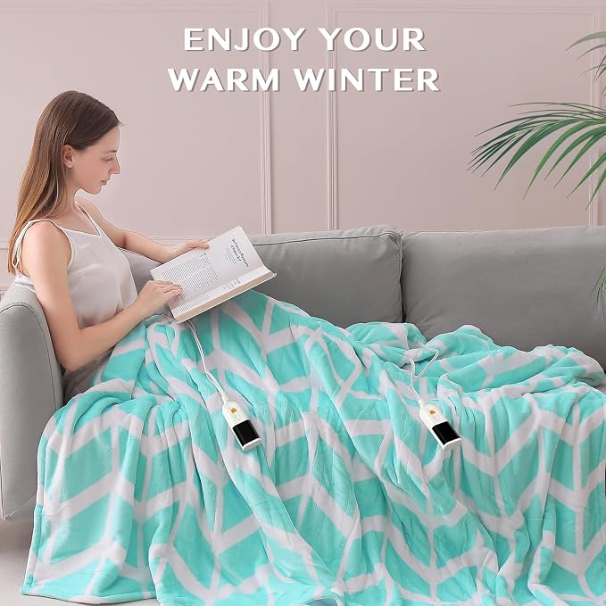 VENTIMI Electric Blanket Queen Size, Fast Heating Blanket - Image 5