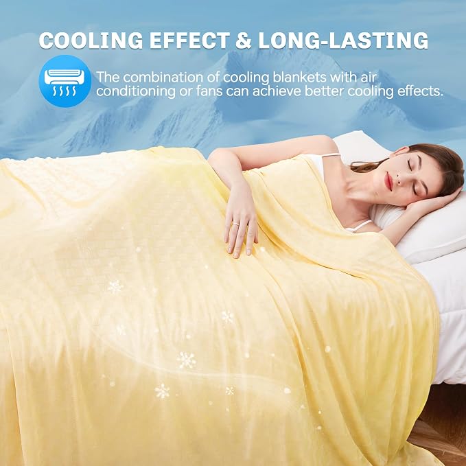 AmyHomie Cooling Blanket, Summer Blankets - Image 3