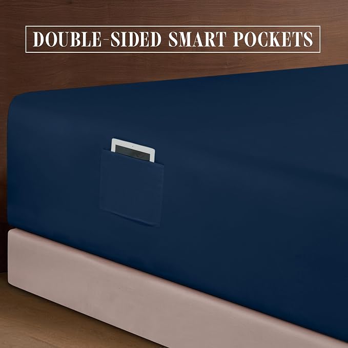 Elegant Comfort Luxurious 1500 Premium Hotel Quality Microfiber 4-Piece Sheet - Image 5