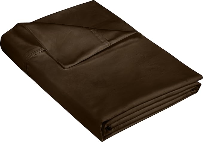 400 Thread Count 100% American Grown Cotton Flat Sheet by ROYALELINENS