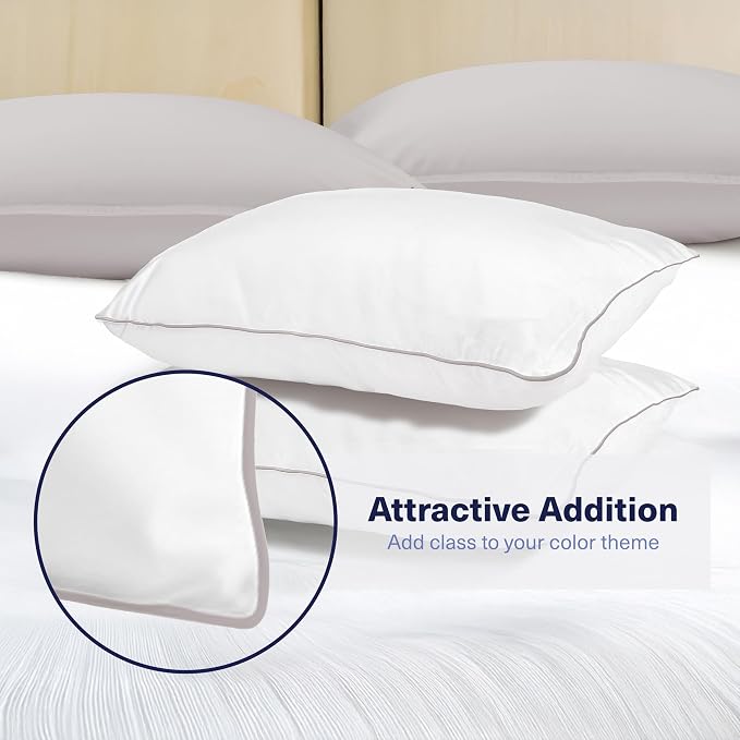 Kickoff Viscose Bamboo Pillowcase, 100% Organic Hidden Zippered Viscose Bamboo - Image 3