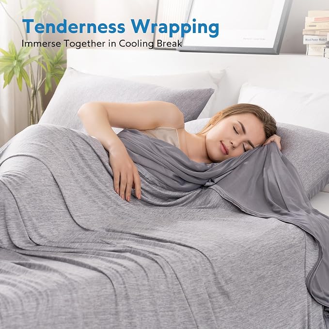 HOMFINE Cooling Blankets for Hot Sleepers - Image 4