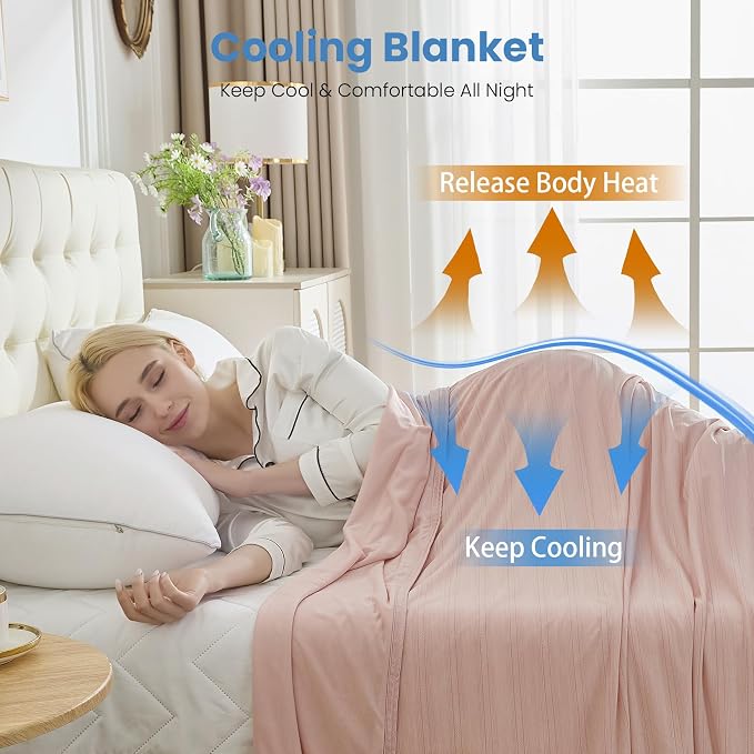 OIGAE Cooling Blanket for Hot Sleepers - Image 4