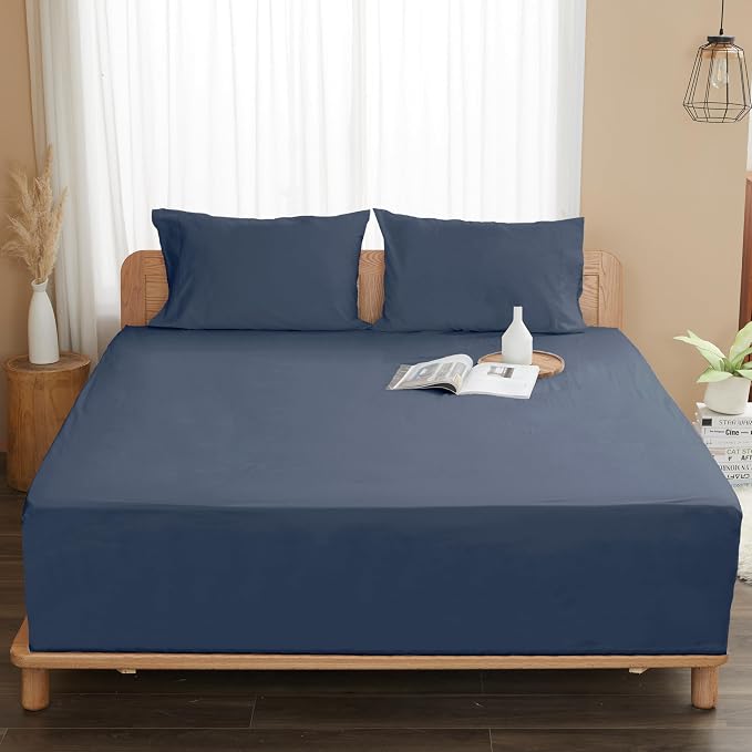 Sunflower King Fitted Sheet, 1-Piece Deep Pocket Fitted Bottom Sheet 16" - Image 8