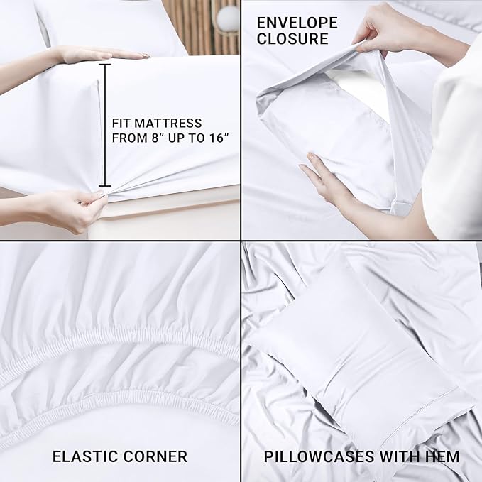 Utopia Bedding Twin XL Bed Sheets Set - Image 5