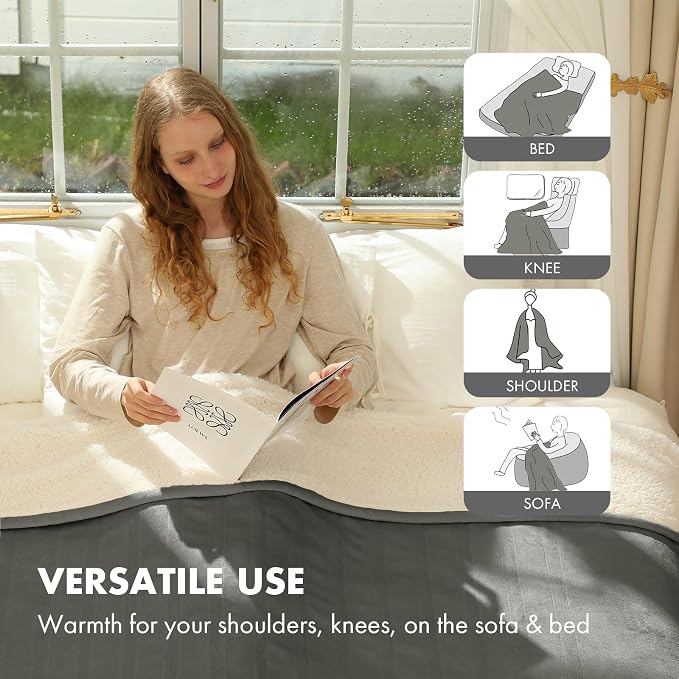Electric Heated Blanket Twin 62" x 84" - Image 6