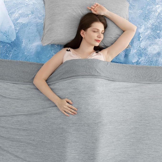 Elegear Revolutionary Cooling Blanket Twin, Absorbs Heat to Keep Body Cool by Elegear