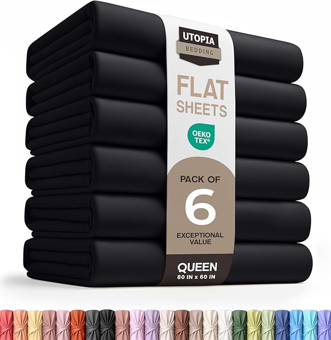 Utopia Bedding Flat Sheets by UTOPIABEDDING
