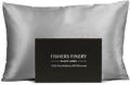 Fishers Finery 30mm 100% Pure Mulberry Silk Pillowcase, Quality Tested by FishersFinery