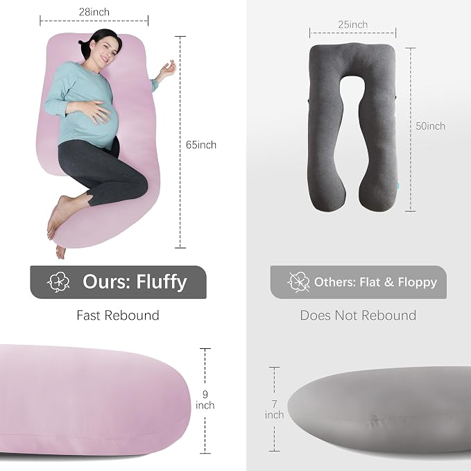 MOON PARK Pregnancy Pillows for Sleeping - Image 7