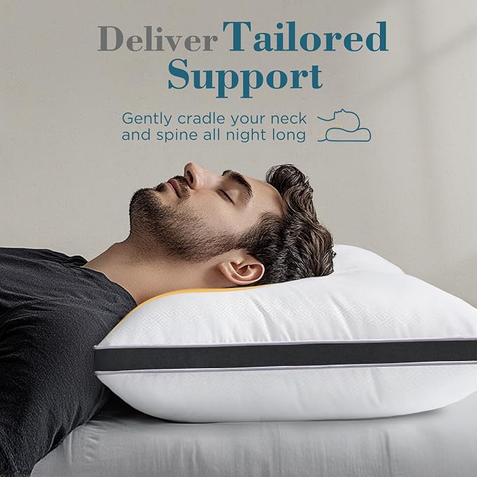 viewstar Bed Pillows King Sizes Set of 2, Hotel Quality Cooling Down - Image 4