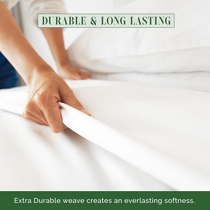 Luxury Flat Sheet on Amazon Elegant Comfort Wrinkle-Free 1500 Premier Hotel - Image 5