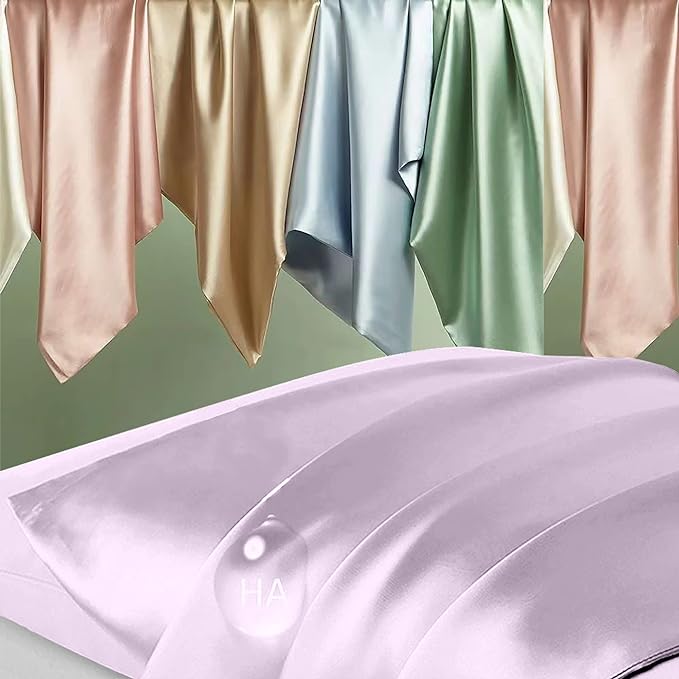 Silk Pillowcase for Hair and Skin, Mulberry Silk Pillow Cases Queen Size - Image 2