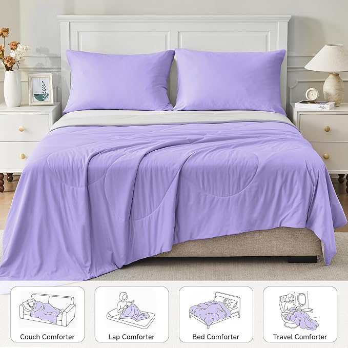 HOMFINE Cooling Comforter for Hot Sleepers - Image 6