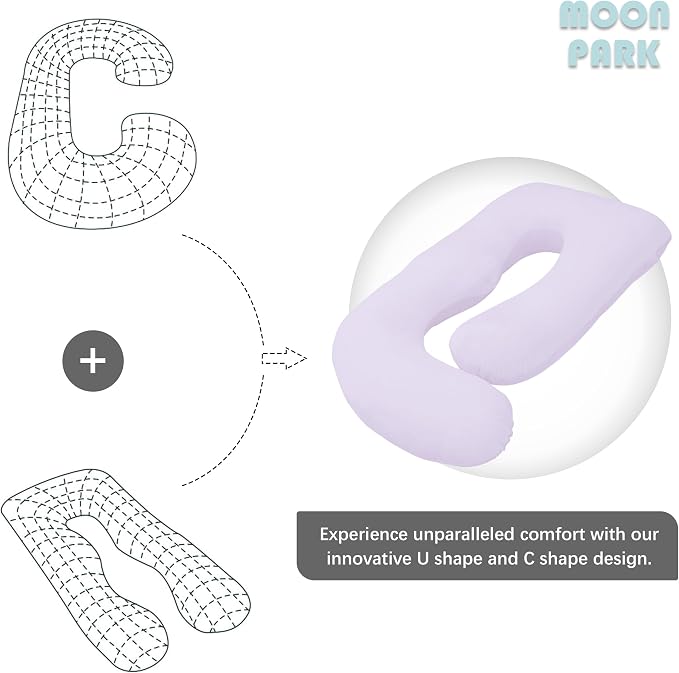 MOON PARK Pregnancy Pillows for Sleeping - Image 5