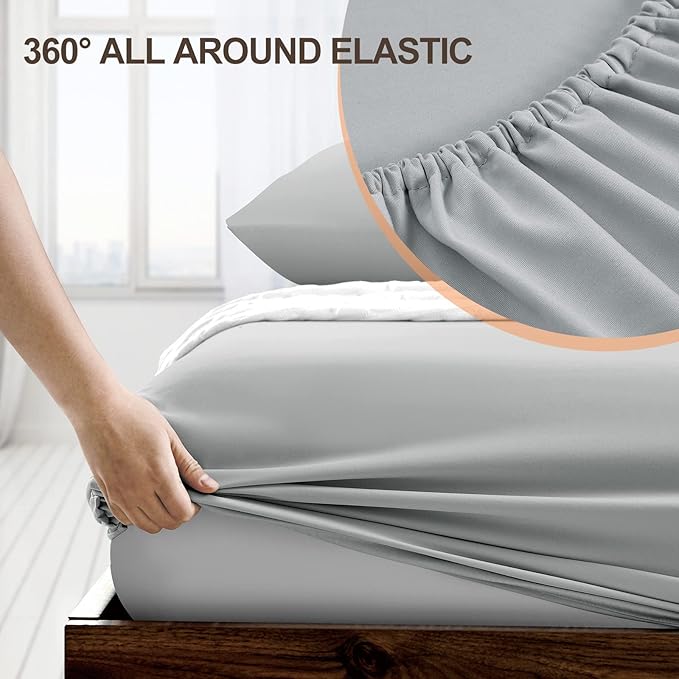 FreshCulture Queen Fitted Sheet Only 2 Pack - Image 3