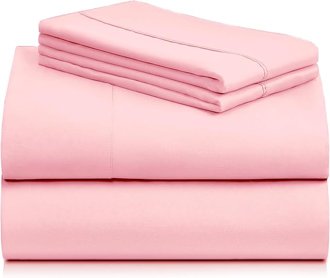 LuxClub 4 PC Sheet Set Bed Sheets Deep Pockets 16" Eco Friendly Wrinkle Free - Image 8
