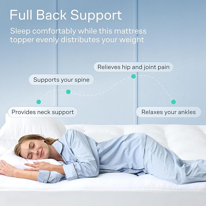 Cloud-Like Twin Mattress Topper - Image 4