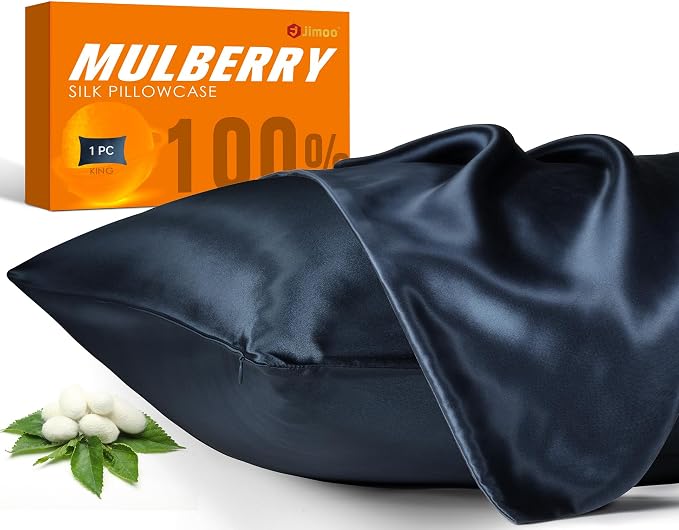 Natural Silk Pillowcase for Hair and Skin by JJIMOO