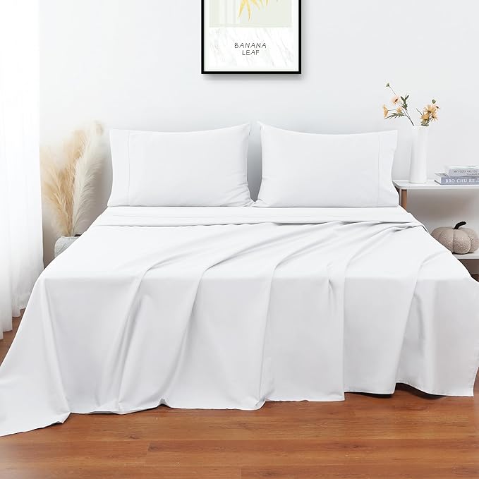 Flat Sheet Only King Size, 400 TC 100% Egyptian Cotton Flat Sheet - Image 5