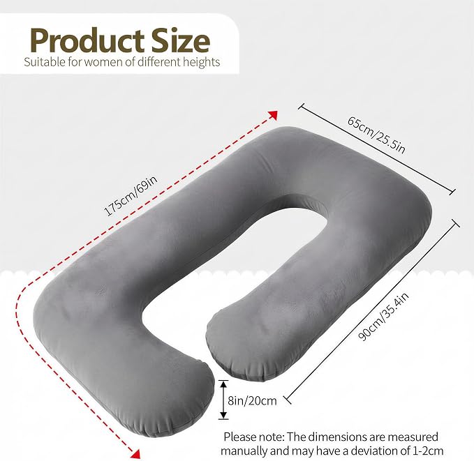 Pregnancy Pillow, G-Shape Full Body Pillow, Maternity Pillow - Image 3