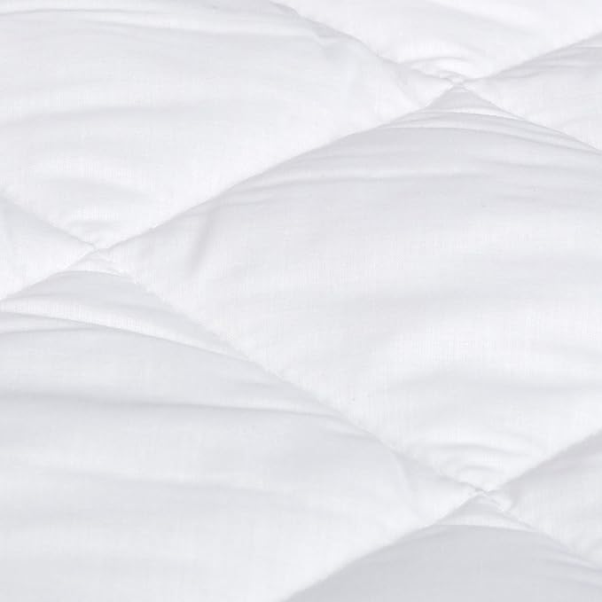 Amazon Basics Hypoallergenic Quilted Plush and Breathable Mattress Topper Pad - Image 5
