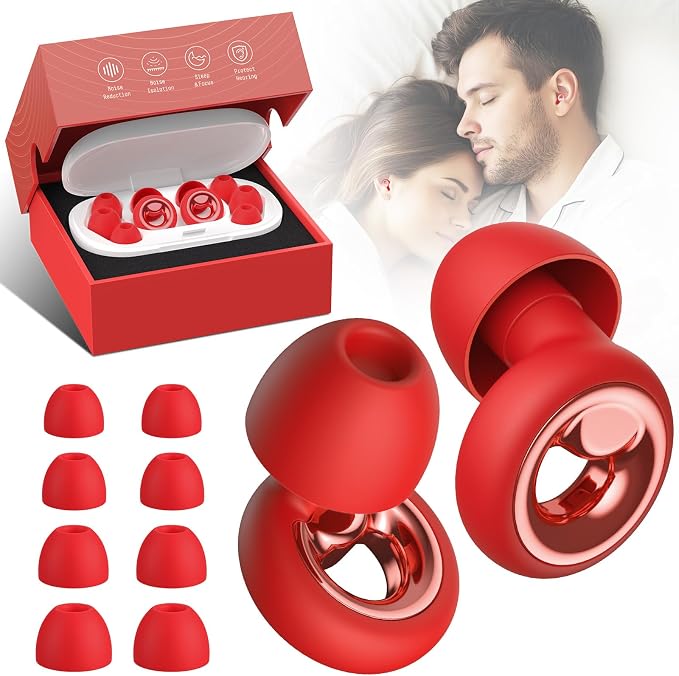 Ear Plugs for Sleeping Noise Cancelling, Soft Ear Plugs for Concert, 45dB by Vosaf