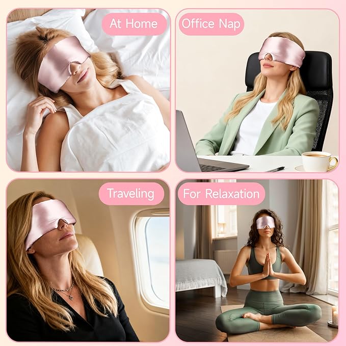 Silk Sleep Mask – 100% Mulberry Silk Eye Mask - Image 6