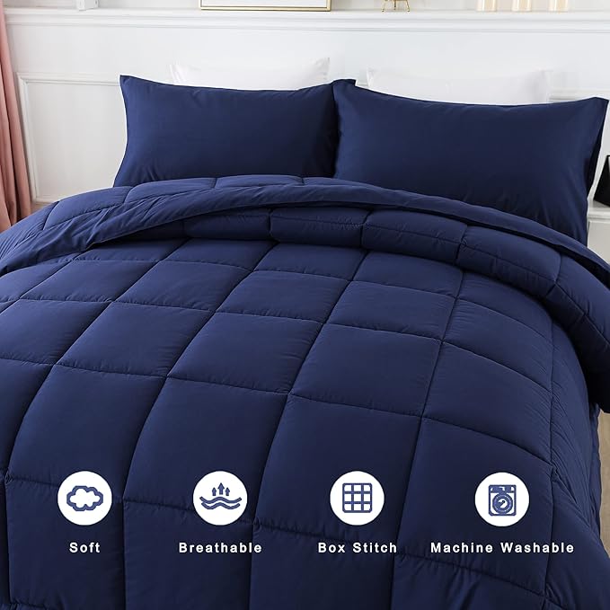 DOWNCOOL King Size Comforter Set -All Season Bedding Comforters Sets - Image 3