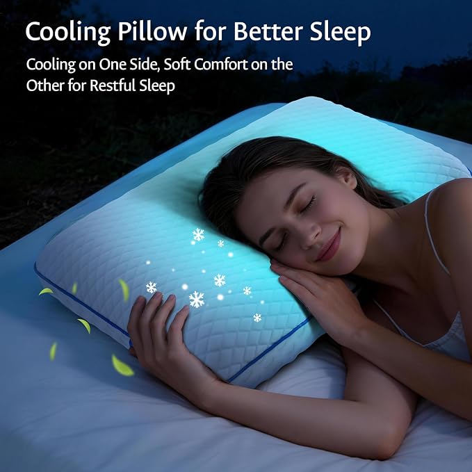 Cooling Gel Memory Foam Pillows - Image 3