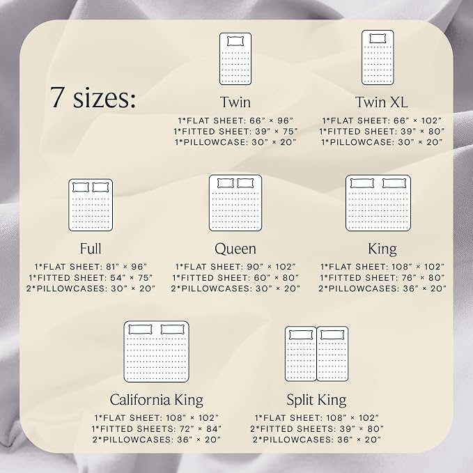 LuxClub 5 PC Sheet Set Bed Sheets Deep Pockets 16" Eco Friendly Wrinkle Free - Image 4