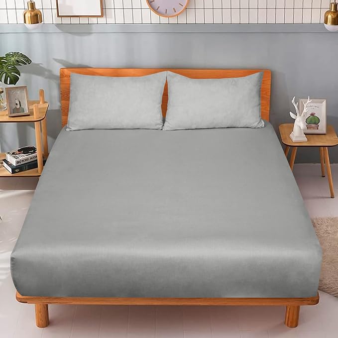 ROYALE LINENS 300 Thread Count 100% Long Staple Combed Cotton Fitted Sheet Twin - Image 5