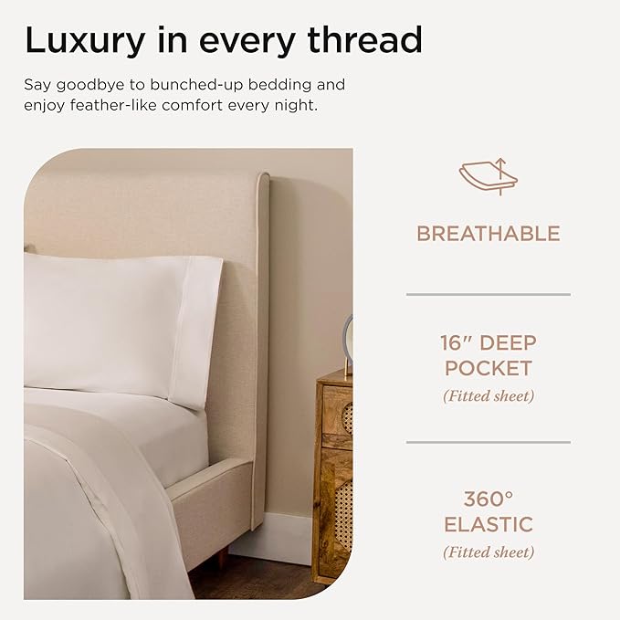 Threadmill Luxury 800 Thread Count 100% Cotton Sheets - Image 5