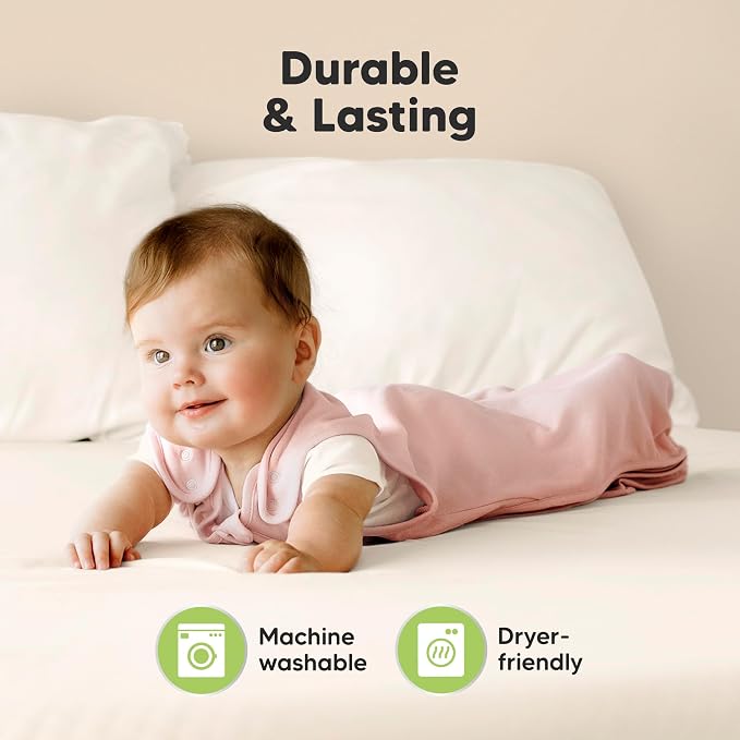2-Pack Organic Baby Sleep Sacks, 100% Cotton - Image 8
