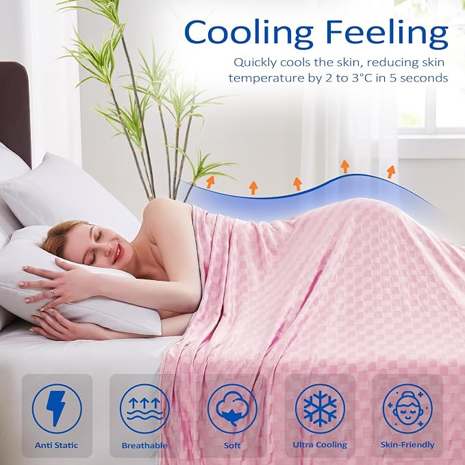 Topcee Cooling Blanket, Summer Cooling Blankets - Image 2