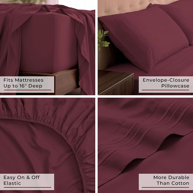 Mellanni California King Sheets Set - Image 5