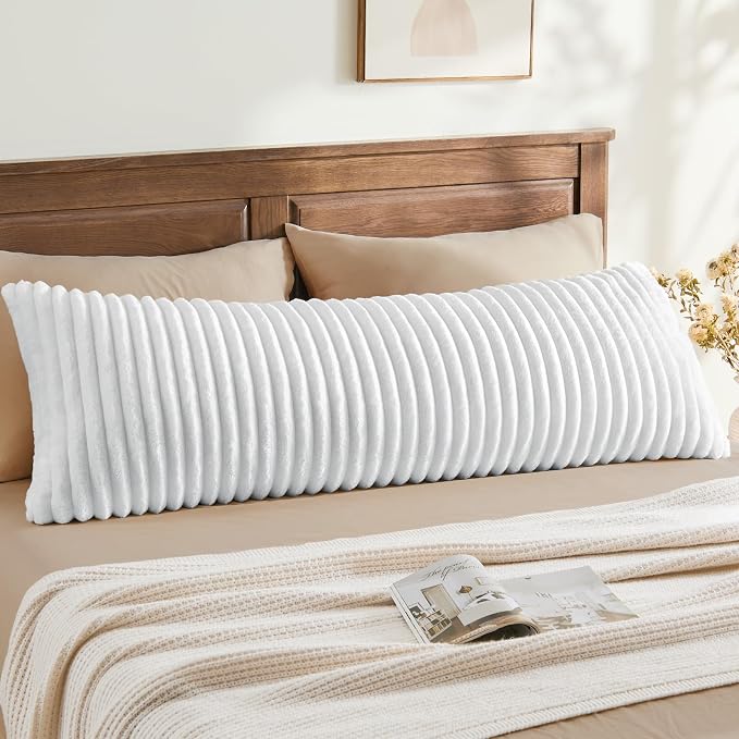 BEDELITE Fluffy Faux Fur Body Pillow Cover by BEDELITE