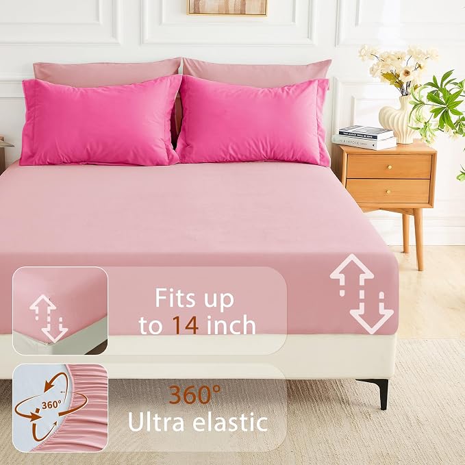 MUXHOMO 7 Pieces Queen Comforter Set, Soft Bed in a Bag Queen Size, All Season - Image 5