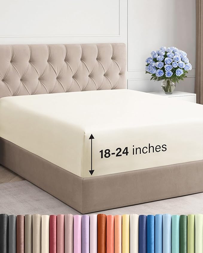 Extra Deep Cal King Fitted Sheet by CGKUnlimited