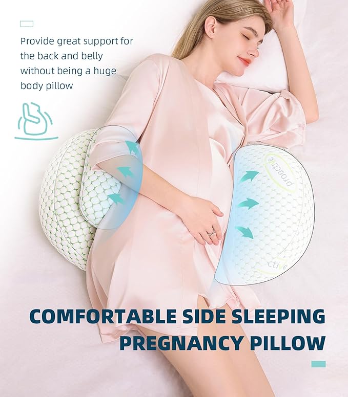 Oternal Pregnancy Pillow for Pregnant Women – Comfortable Maternity Pillow for - Image 2