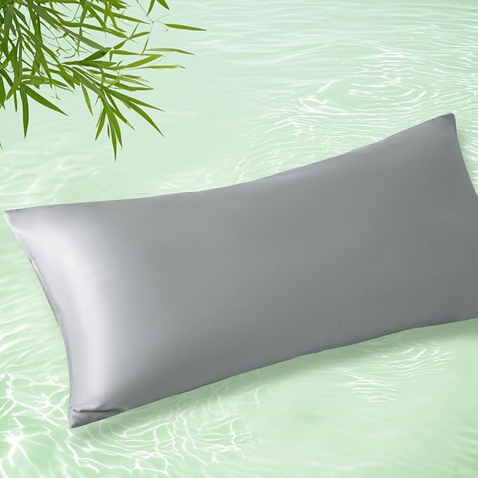 Homiest Cooling Body Pillow Case, 100% Rayon Derived from Bamboo Body Pillow by Homiest