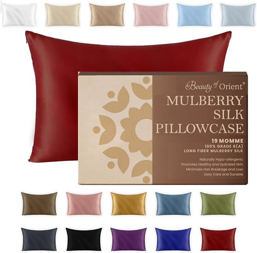 19 Momme Premium Mulberry Silk Pillowcase by BeautyofOrient