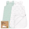 2-Pack Organic Baby Sleep Sacks, 100% Cotton by KeaBabies