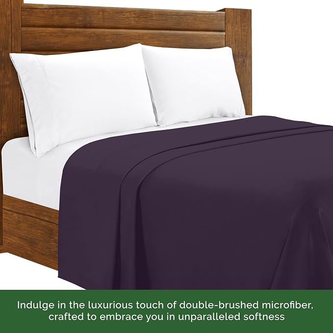 Luxury Flat Sheet on Amazon Elegant Comfort Wrinkle-Free 1500 Premier Hotel - Image 5