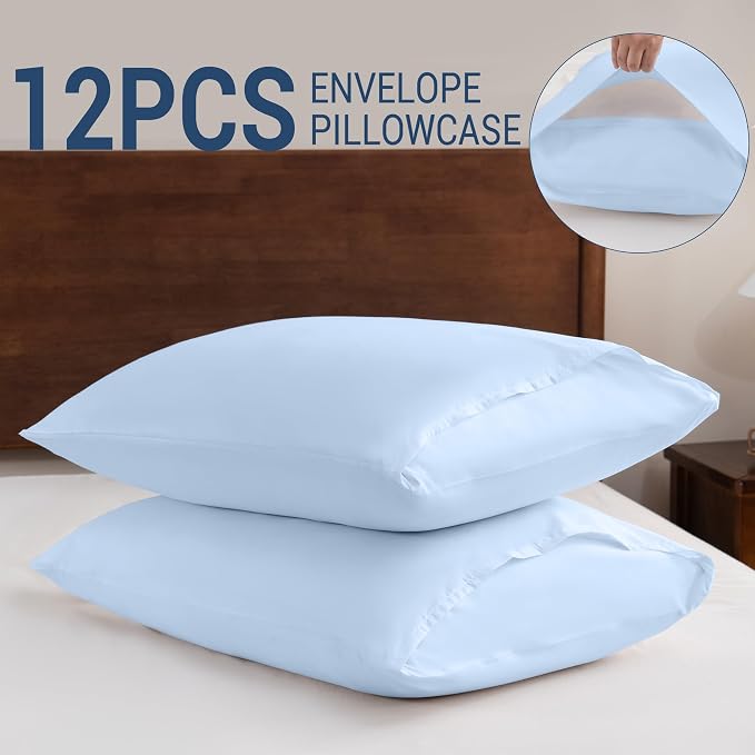 Pillowcases Standard 12 Pack, 20x26 Pillow Cases - Image 5
