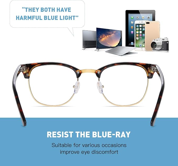 Blue Light Blocking Glasses for Woman/Men Computer Bluelight Glasses Womens/Mens - Image 6