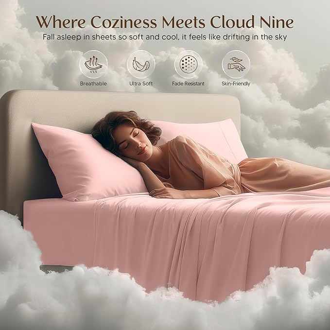 Utopia Bedding Queen Size Sheet Set – 4 Piece Bed Sheets, Soft and Breathable - Image 6