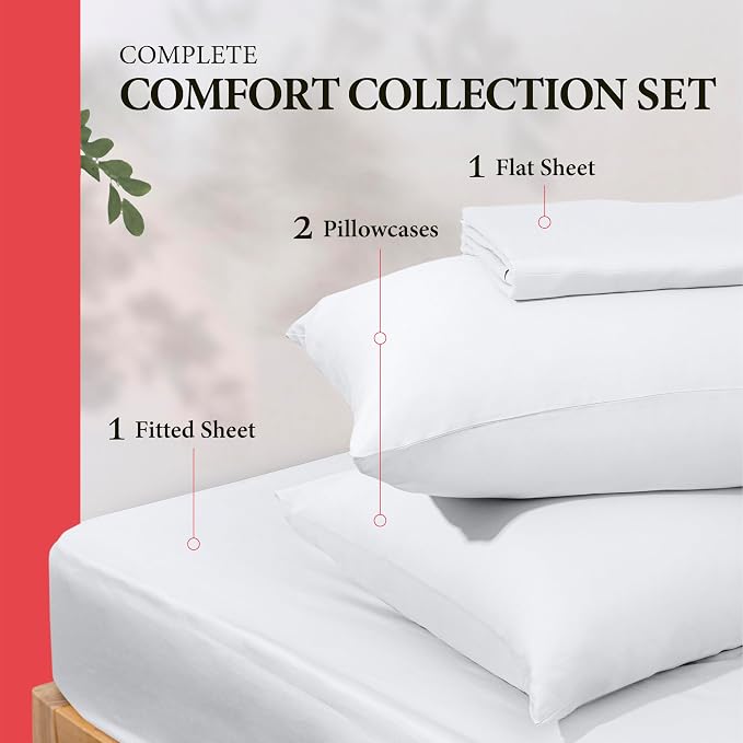 100% Egyptian Cotton Queen Size Sheet Set - Image 3