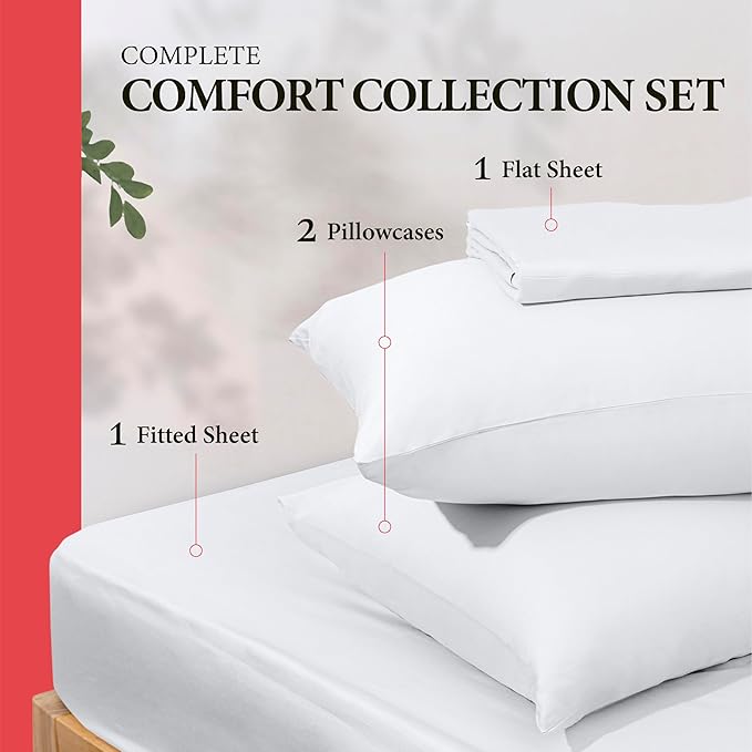 100% Egyptian Cotton California King Bed Sheet Set - Image 3